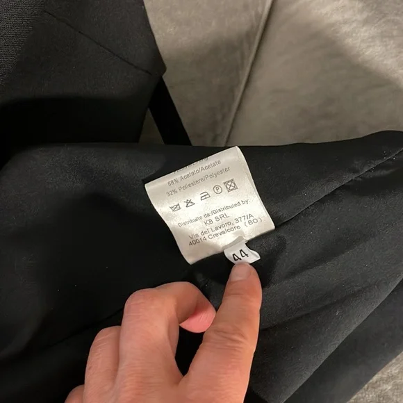 Erica Cavallini black V neck Cocktail dress